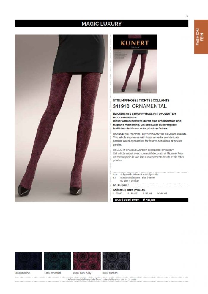 Kunert Kunert-fw1516-

19  FW1516 | Pantyhose Library